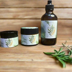 3pc Set (1) Be-Dazza Mega Growth Chebe & Moringa Hair Growth Oil, (1) Chebe & Moringa Mega Growth Moisturizer and (1) Herbal Body Butter