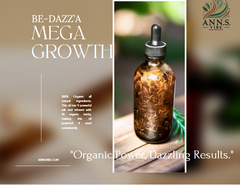 3pc Set (1) Be-Dazza Mega Growth Chebe & Moringa Hair Growth Oil, (1) Chebe & Moringa Mega Growth Moisturizer and (1) Herbal Body Butter